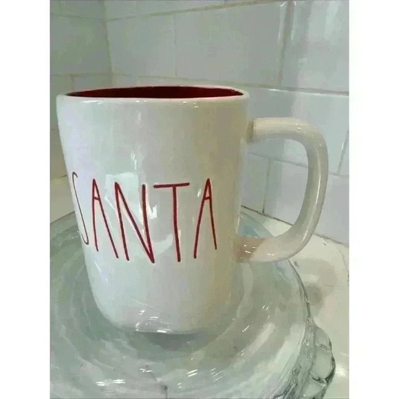Rae Dunn Santa Red Letter Mug large - Picture 7 of 9
